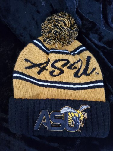 Alabama State University Ball Beanie Cap  skull Cap HBCU #2