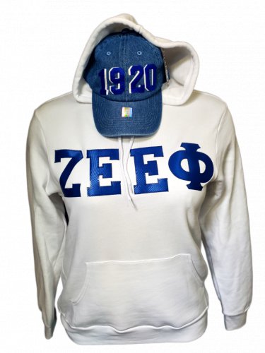 Zeta Phi Beta Sorority Pullover Hoodie ZEE-PHI  Zeta Phi Beta Hoodie