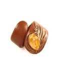 Exclusive Genuine Leather - Baltic Amber Bracelet FREE DELIVERY