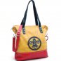 Fashion Over-Sized Fleur De Lis Tote Handbag