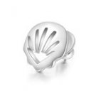 925 Sterling Silver Polished Finish Shell Stud Single Earring Fashion Jewelry C05674L