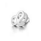 925 Sterling Silver Polished Zodiac Leo Stud Single Earring Fashion Jewelry For Women & Girl C05662L