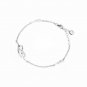 925 Sterling Silver Infinity Bracelet 6.5" Valentines Anniversary Girlfriend Couple Gift B05733B