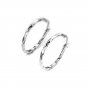 925 Sterling Silver Medium Stunning Twisted Hoop Earrings (1.25 Inches Diameter) B05753E