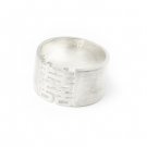 925 Silver Chinese Character Double Happiness Promise Band Ring Wedding Bridal Gift Q10536R