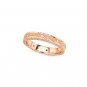 Silver Kings 925 Sterling Silver Pink CZ Milgrain Women Ring Band Jewelry Gift Q22990R