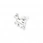 925 Sterling Silver Polished Walking Cat Single Stud Earring Fashion Jewelry Girl C05756L