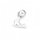 925 Sterling Silver Polished Sea Lion Playing Ball Single Stud Earring Fashion Jewelry Girl C05854L