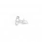 925 Sterling Silver Cinderella Pumpkin Carriage Single Stud Earring Valentine Jewelry C05855L