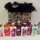 Black Custom Made to Order Gift Bag Bath & Body Works Paris Fragrance 8 Bottles