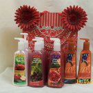 Red Silver Custom Gift Bag Bath & Body Works Anti-Bacterial Deep Hand Soap BNW