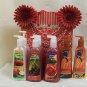 Red Silver Custom Gift Bag Bath & Body Works Anti-Bacterial Deep Hand Soap BNW