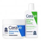 CeraVe Moisturizing Cream and Hydrating Face Wash Trial Combo (2pcs)