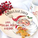 Christmas Personalized Cookies for Santa Plate Milk Mug