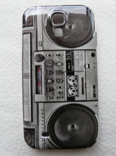 SAMSUNG GALAXY S4 HARD COVER CASE GLOSSY RADIOCD PLAYER