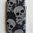 SAMSUNG GALAXY S4 HARD COVER CASE GLOSSY SKULLS