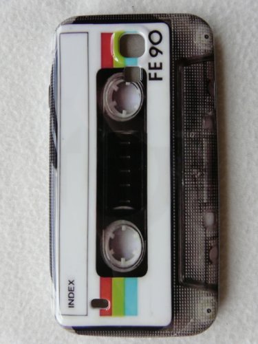 SAMSUNG GALAXY S4 HARD COVER CASE GLOSSY TAPE/CASSETTE