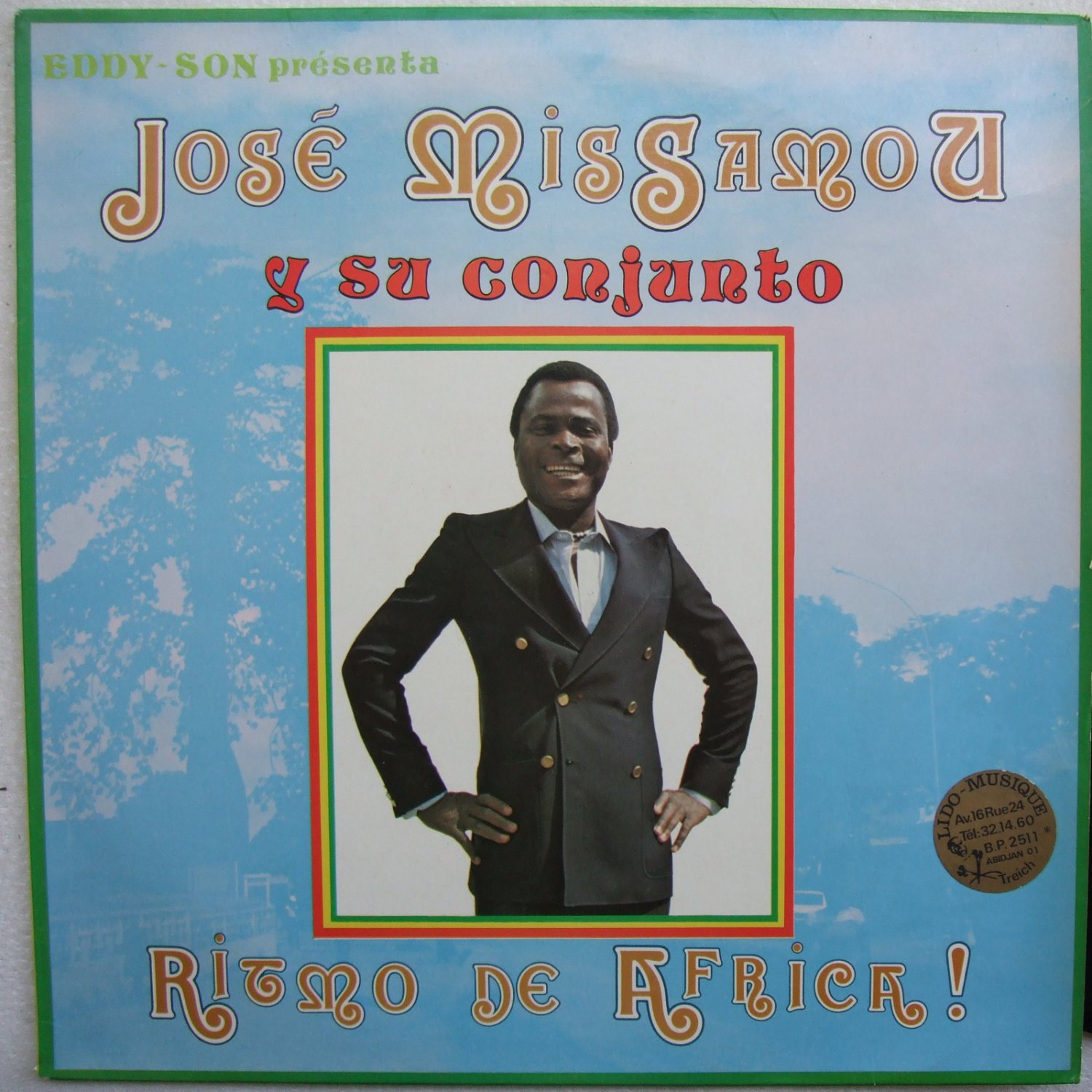JOS&Atilde;� MISSAMOU Y SU CONJUNTO ritmo de africa AFRO LATIN LP