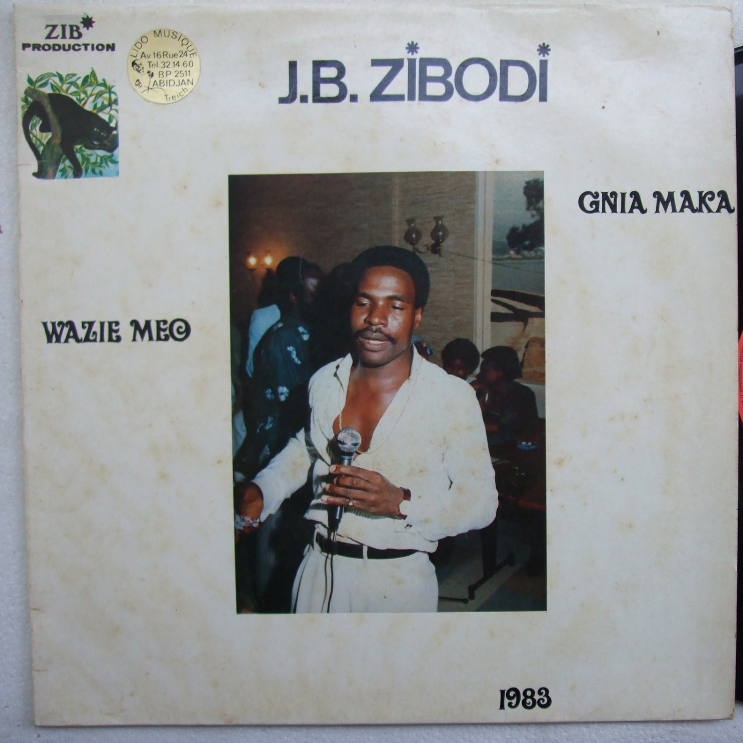 J.B. ZIBODI wazie meo AFRO FUSION ZIGLIBITHY IVORY COAST LP