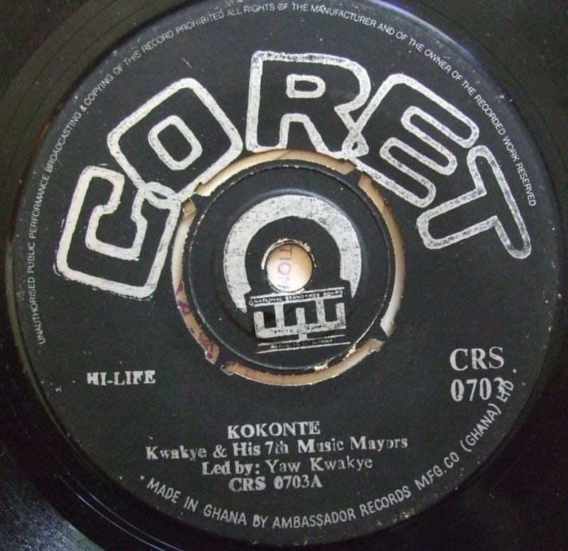 KWAKYE & HIS 7th MUSIC MAYORS kokonte 7" RARE HIGHLIFE GHANA &acirc;�&not; mp3 listen