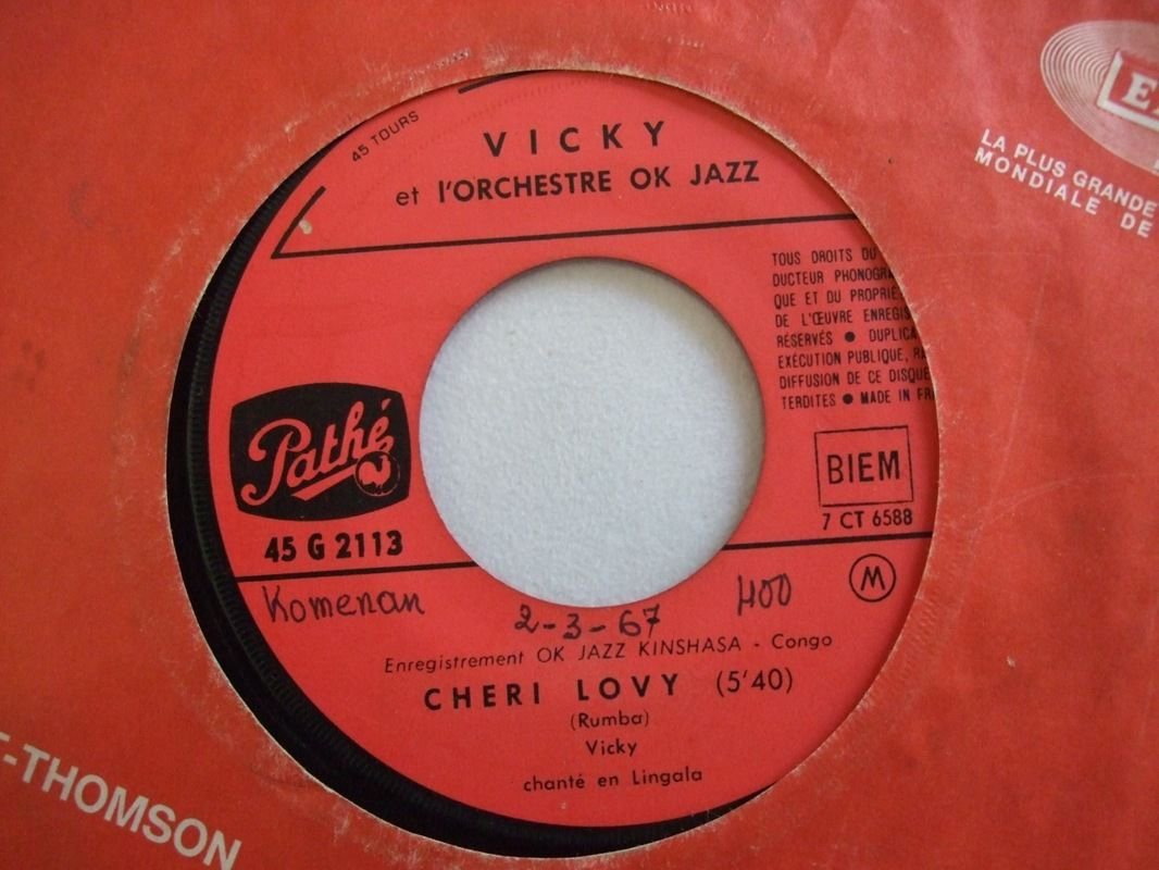 VICKY & ORCH OK JAZZ cheri lovy RUMBA AFRO LATIN 7" &acirc;�&not; mp3 listen