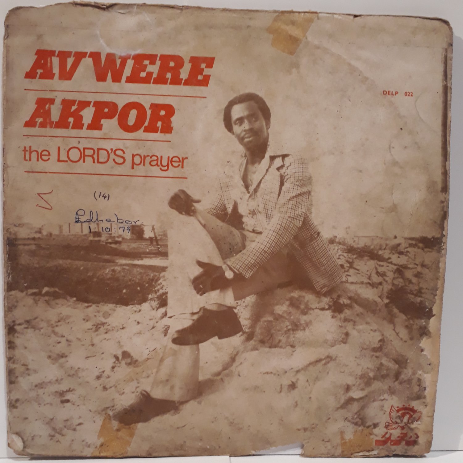 AVWERE AKPOR the Lord's prayer AFRO PSYCH SOUL HIGHLIFE SOUKOUS NIGERIA LP