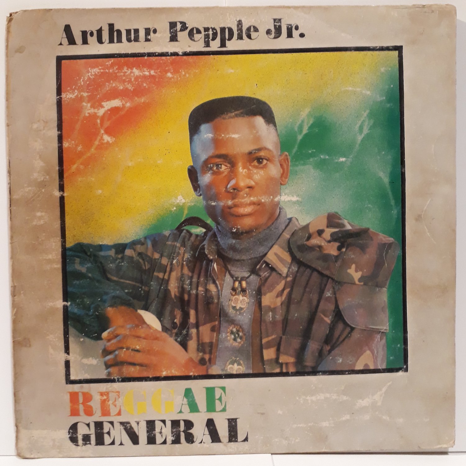 ARTHUR PEPPLE JUNIOR &acirc;��reggae general AFRO REGGAE ELECTRO SYNTH NIGERIA LP