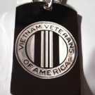 Armed Forces Vietnam War VET Veterans Ribbon - Dog Tag w/ Metal Chain Necklace