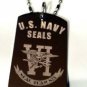 United States Armed Forces Navy Seals Team Six - Dog Tag w/ Metal Chain Necklace