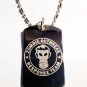 Zombie Outbreak Response Team Human Gas Mask - Dog Tag w/ Metal Chain Necklace