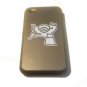 Aztec ART DOG Engraved Logo - FITS iPhone 4 / 4s Aluminum Silver Case