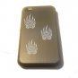 Celtic Irish Bear Paw Engraved Logo - FITS iPhone 4 / 4s Aluminum Silver Case