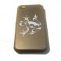 Tree Frog Tattoo Engraved Logo - FITS iPhone 4 / 4s Aluminum Silver Case