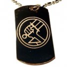 Military Dog Tag Metal Chain Necklace - Bureau of Paranormal Research Defense