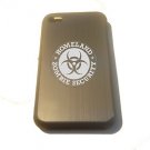 ZORT Homeland Security Engraved Logo - FITS iPhone 4 / 4s Aluminum Silver Case