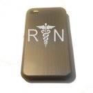 Medical RN Nurse Engraved Logo - FITS iPhone 4 / 4s Aluminum Silver Case