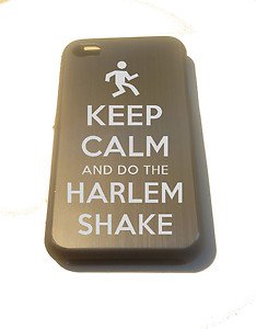 Keep Calm Do the Harlem Shake Engraved FITS iPhone 4 / 4s Aluminum Silver Case