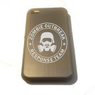 ZORT Human Gas Mask Zombie Engraved - FITS iPhone 4 / 4s Aluminum Silver Case