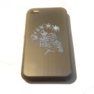 Paintball Paint Gun Guy Engraved Logo- FITS iPhone 4 / 4s Aluminum Silver Case