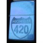 Vector Custom Engraved Butane Lighter - Highway 420 Weed POT Marijuana Smoking