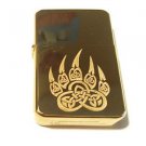 Vector Custom Engraved Butane Lighter - Celtic Knot Weave Irish Bear Paw Print