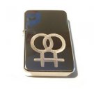 Vector Custom Engraved Butane Lighter - GAY Lesbian Pride Women Woman Symbol