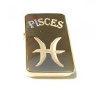 Vector Custom Engraved Butane Lighter - Pisces Celtic Horoscope Star Zodiac Sign