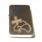 Vector Custom Engraved Butane Lighter - Cowboy Hat with Christian Jesus Cross