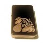 Vector Custom Engraved Butane Lighter - Mean Angry Bull Dog Bulldog Growling