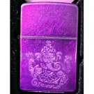 Vector Custom Engraved Butane Lighter - Hindu GOD Lord Ganesh Tribal Tattoo