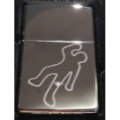 Vector Custom Engraved Butane Lighter - Dead Body Person Police Chalk Outline