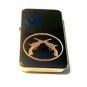 Vector Custom Engraved Butane Lighter - Six Shooter Gun Pistol Cross Western