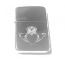 Vector Custom Engraved Butane Lighter - Irish Claddagh Ring Open Heart Love Logo