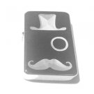 Vector Custom Engraved Butane Lighter - Top Hat Eye Glass Mustache Sophisticated